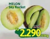Promo Harga Melon Sky Rocket per 100 gr - Alfamidi