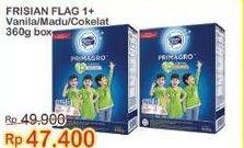 Promo Harga Frisian Flag Primagro 1+ Cokelat, Vanilla, Madu 360 gr - Indomaret