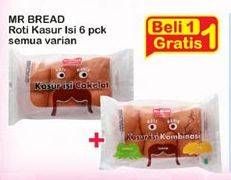 Promo Harga MR BREAD Roti Manis Kasur All Variants  - Indomaret