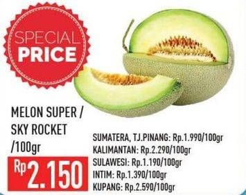 Promo Harga Melon Super/Sky Rocket  - Hypermart