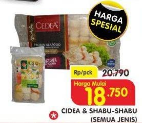 Promo Harga CIDEA & SHABU Steamboat All Variants  - Superindo