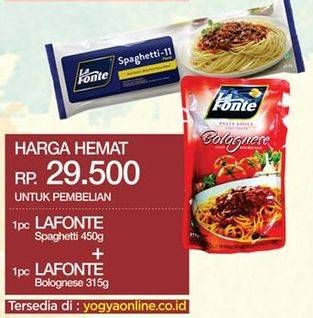 Promo Harga LA FONTE Spaghetti & Sauce Bolognese  - Yogya