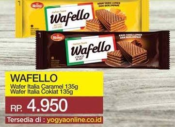 Promo Harga ROMA Wafello Butter Caramel, Choco Blast 135 gr - Yogya