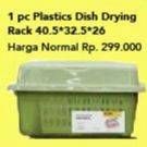Promo Harga Transliving Plastic Dish Drying Rack  - Carrefour