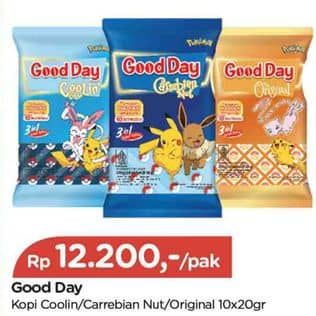 Promo Harga Good Day Instant Coffee 3 in 1 Coolin