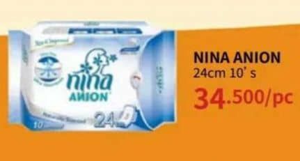 Promo Harga Bagus Nina Anion 24cm 10 pcs - Guardian