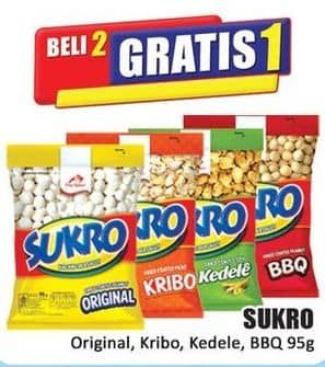 Promo Harga Dua Kelinci Kacang Sukro Original, Kedele, Kribo, BBQ 100 gr - Hari Hari