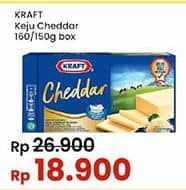 Promo Harga Kraft Cheese Cheddar 160 gr - Indomaret