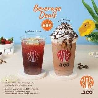 Promo Harga Beverage Deals  - JCO