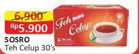 Promo Harga Sosro Teh Celup per 30 pcs 2 gr - Alfamart