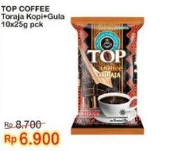 Promo Harga Top Coffee Kopi Toraja per 10 sachet 25 gr - Indomaret