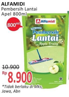 Promo Harga ALFAMIDI Pembersih Lantai Apple Fruity 800 ml - Alfamidi
