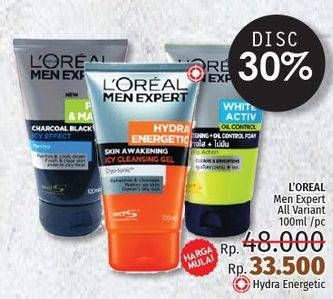 Promo Harga LOREAL MEN Facial Foam All Variants 100 ml - LotteMart