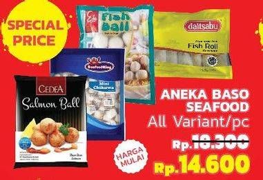 Promo Harga Aneka Bakso Seafood All Variants  - LotteMart