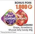 Promo Harga KORORO Candy Grape, Strawberry, Muscat Jelly 40 gr - Alfamidi