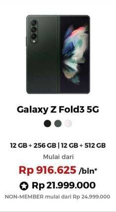 Promo Harga Samsung Galaxy Z Fold3 5G  - Erafone