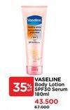 Promo Harga Vaseline Body Lotion Sun+Pollution Protection SPF 30 180 ml - Watsons