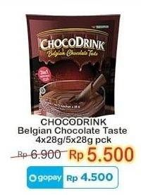 Promo Harga CHOCO DRINK Belgian Chocolate 4x28 g/ 5x28 g  - Indomaret