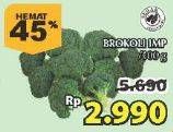 Promo Harga Brokoli Impor per 100 gr - Giant
