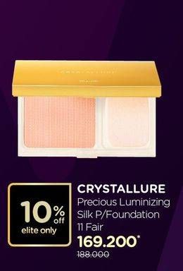 Promo Harga WARDAH Crystallure Precious Luminizing Silk Powder Foundation 12 gr - Watsons