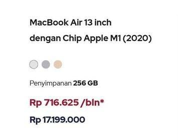 Promo Harga Apple Macbook Air 13 Inch 2020  - iBox