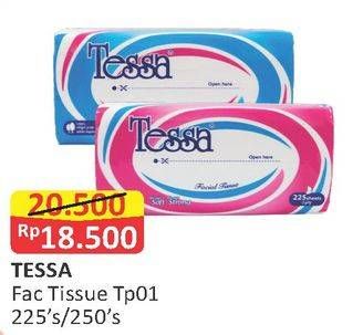 Promo Harga TESSA Facial Tissue TP01 250 pcs - Alfamart