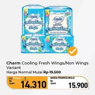 Promo Harga Charm Extra Comfort Cooling Fresh  - Carrefour