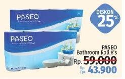 Promo Harga PASEO Toilet Tissue 8 roll - LotteMart