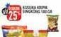 Promo Harga KUSUKA Keripik Singkong 180 gr - Hypermart