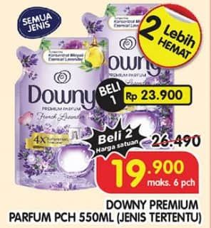 Promo Harga Downy Premium Parfum All Variants 550 ml - Superindo