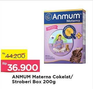 Promo Harga ANMUM Materna Cokelat, Strawberry 200 gr - Alfamart