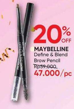 Promo Harga MAYBELLINE Define & Blend Brow Pencil  - Guardian