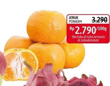 Promo Harga Jeruk Ponkam per 100 gr - Alfamidi