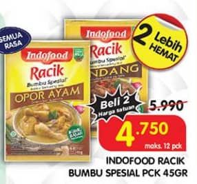 Promo Harga Indofood Bumbu Racik All Variants 45 gr - Superindo