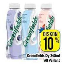 Promo Harga Greenfields Yogurt Drink All Variants 250 ml - Hypermart