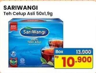 Promo Harga Sariwangi Teh Asli 55 gr - Indomaret
