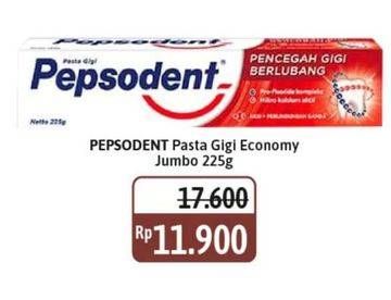 Promo Harga Pepsodent Pasta Gigi Pencegah Gigi Berlubang White 225 gr - Alfamidi