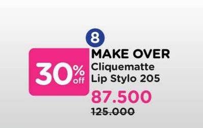Promo Harga Make Over Cliquematte Lip Stylo Series 205  - Watsons