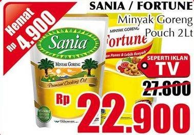 Promo Harga Sania / Fortune Minyak Goreng  - Giant