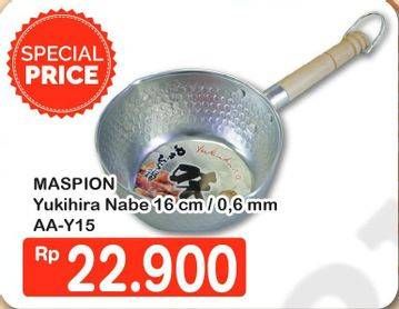 Promo Harga MASPION Yukihira Nabe 16 Cm  - Hypermart