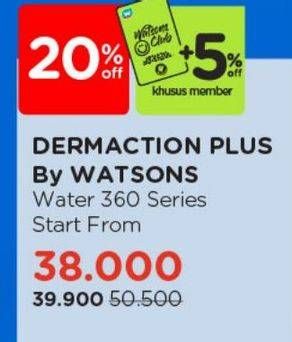 Promo Harga Water 360 By Watsons Products  - Watsons