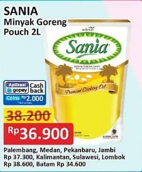 Promo Harga Sania Minyak Goreng 2000 ml - Alfamart