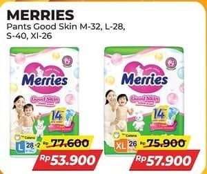 Promo Harga Merries Pants Good Skin XL26 26 pcs - Alfamart