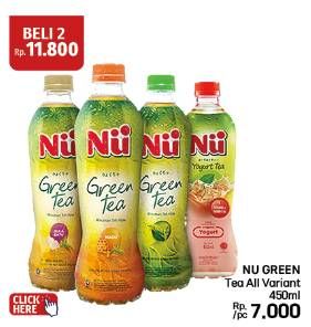 Promo Harga NU Green Tea All Variants 450 ml - LotteMart