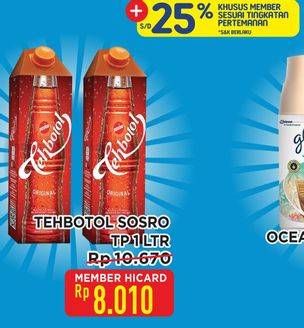 Promo Harga Sosro Teh Botol 1000 ml - Hypermart