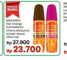 Promo Harga Makarizo Hair Energy Scentsations Cherry Blossom, Amber Wood 100 ml - Indomaret