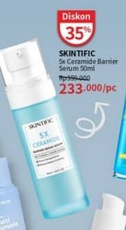 Skintific 5x Ceramide Barrier Serum 50 ml Diskon 35%, Harga Promo Rp233.000, Harga Normal Rp359.000