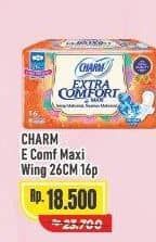 Promo Harga Charm Extra Comfort Maxi Long Wing 26cm 16 pcs - Alfamart