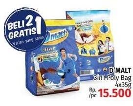 Promo Harga DMALT 3in1 per 4 sachet 35 gr - LotteMart