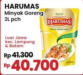 Promo Harga Harumas Minyak Goreng 2000 ml - Indomaret